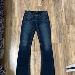 Silver Bootcut Jeans